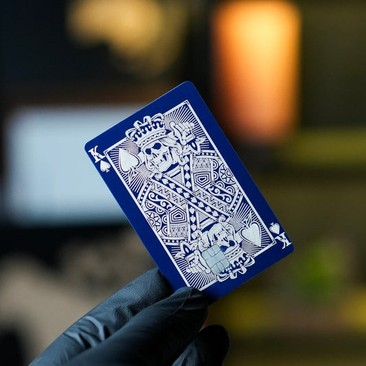 King of Spade card (Blue)