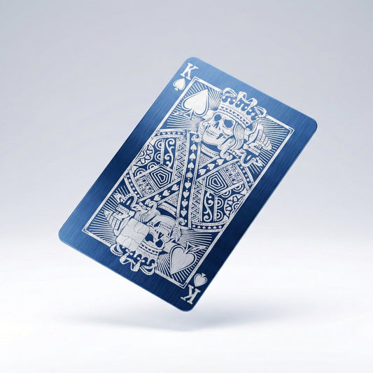 King of Spade card (Blue)