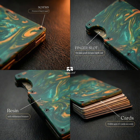 Forest Camo Resin Wallet