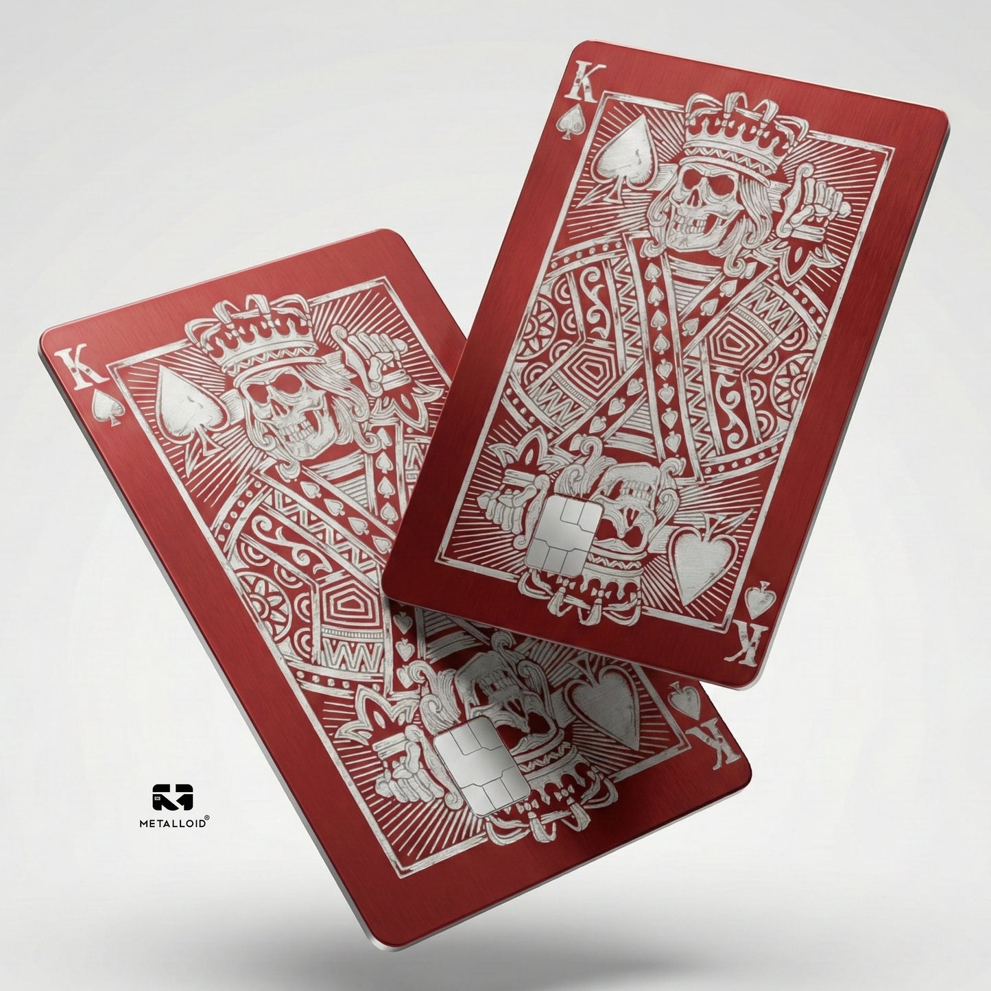 King of Spade card (Red)