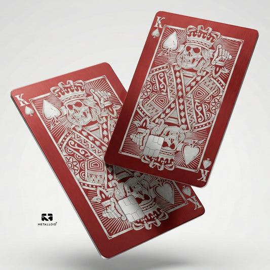 King of Spade card (Red)