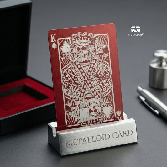 King of Spade card (Red)