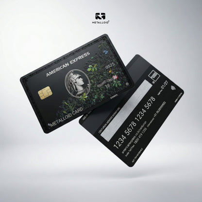 A-max Green metal card