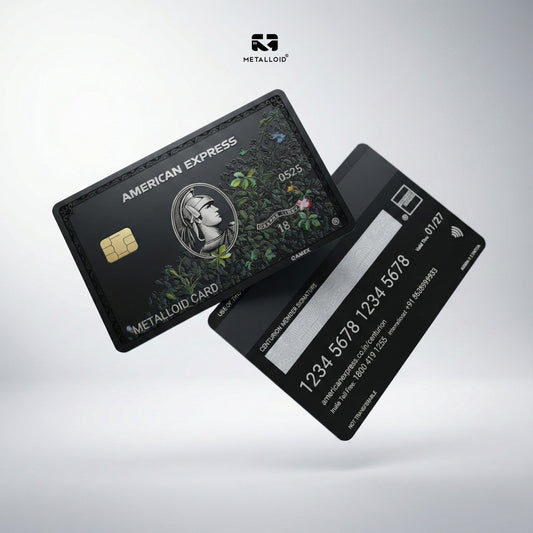 A-max Green metal card