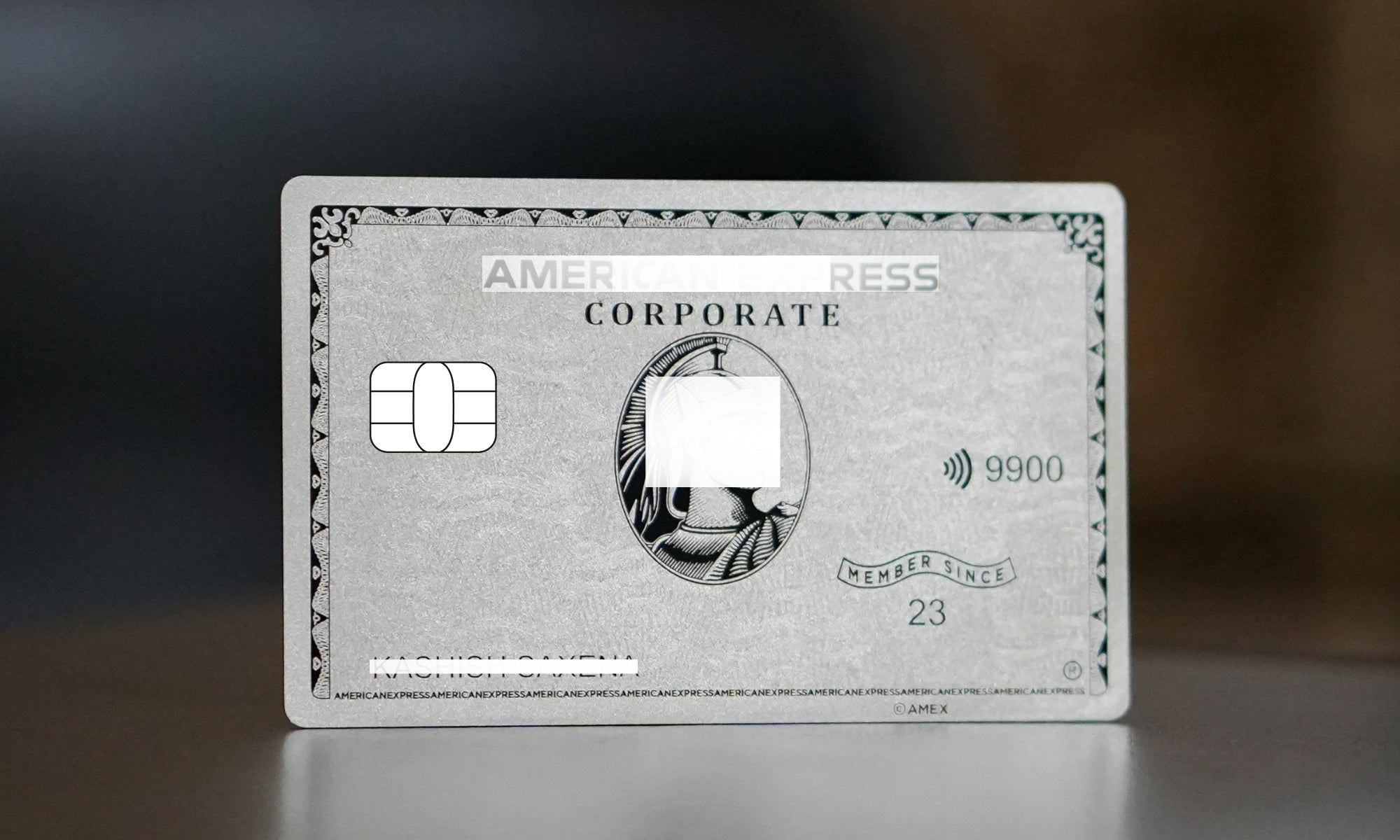 Amex Platinum metal card – Metalloid card