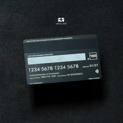 A-max Green metal card